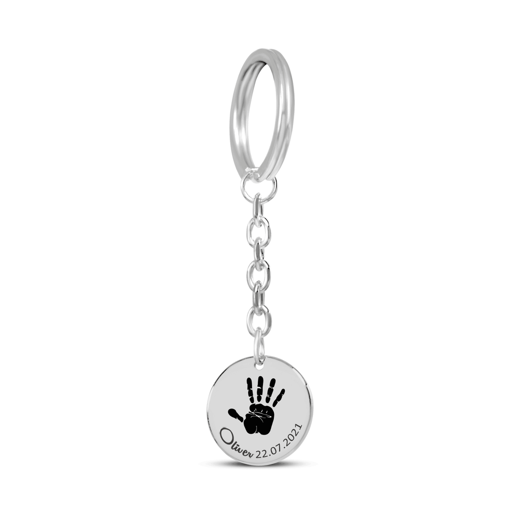 Llavero personalizado huella de mano