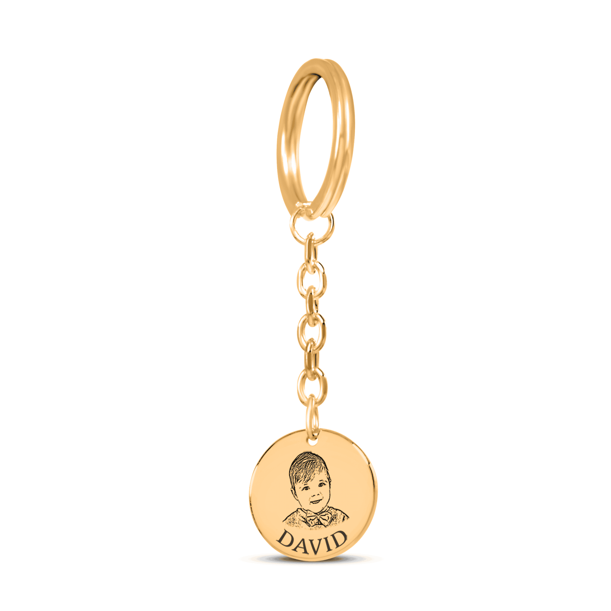 Llavero retrato infantil personalizado