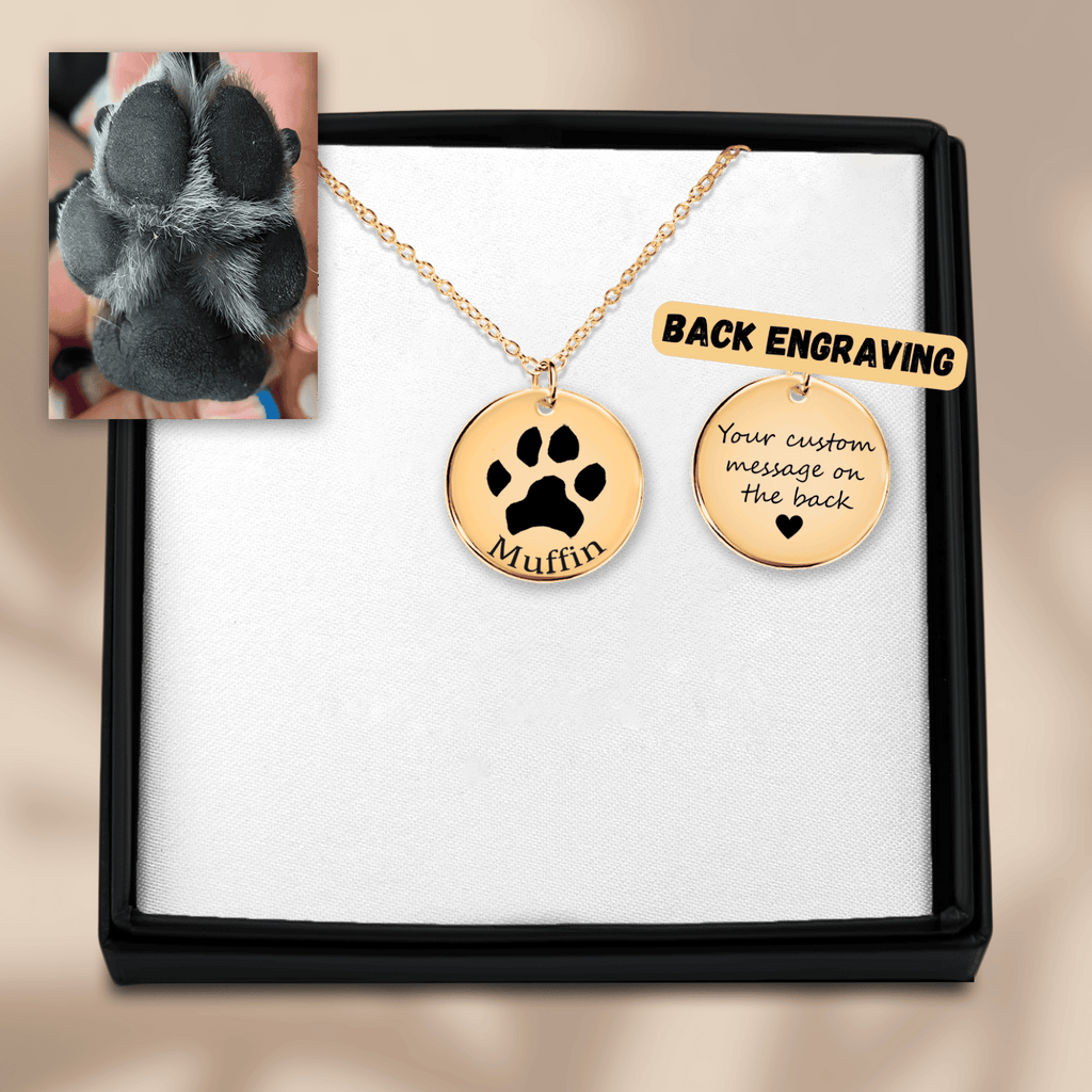Collar personalizado huella de mascota