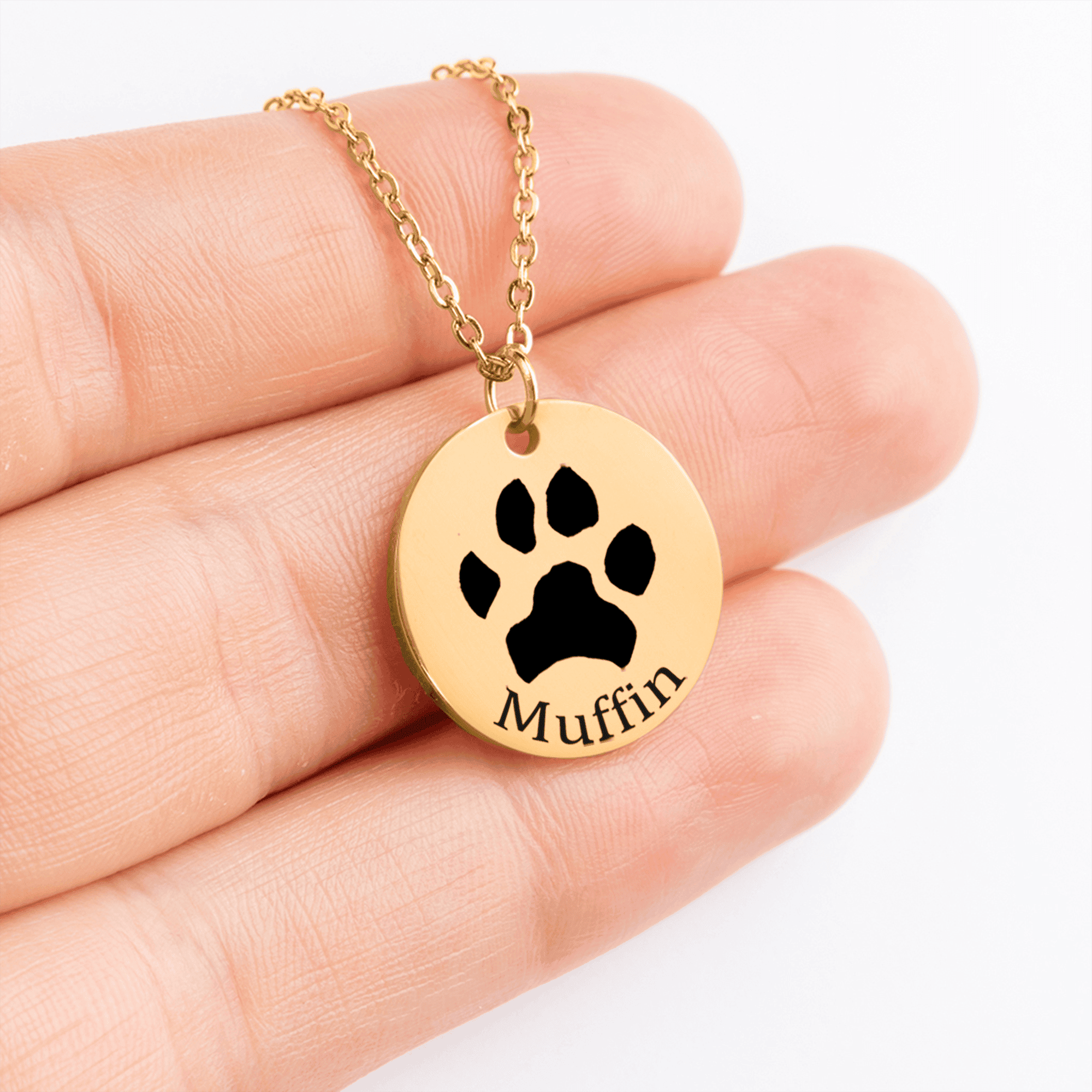 Collar personalizado huella de mascota
