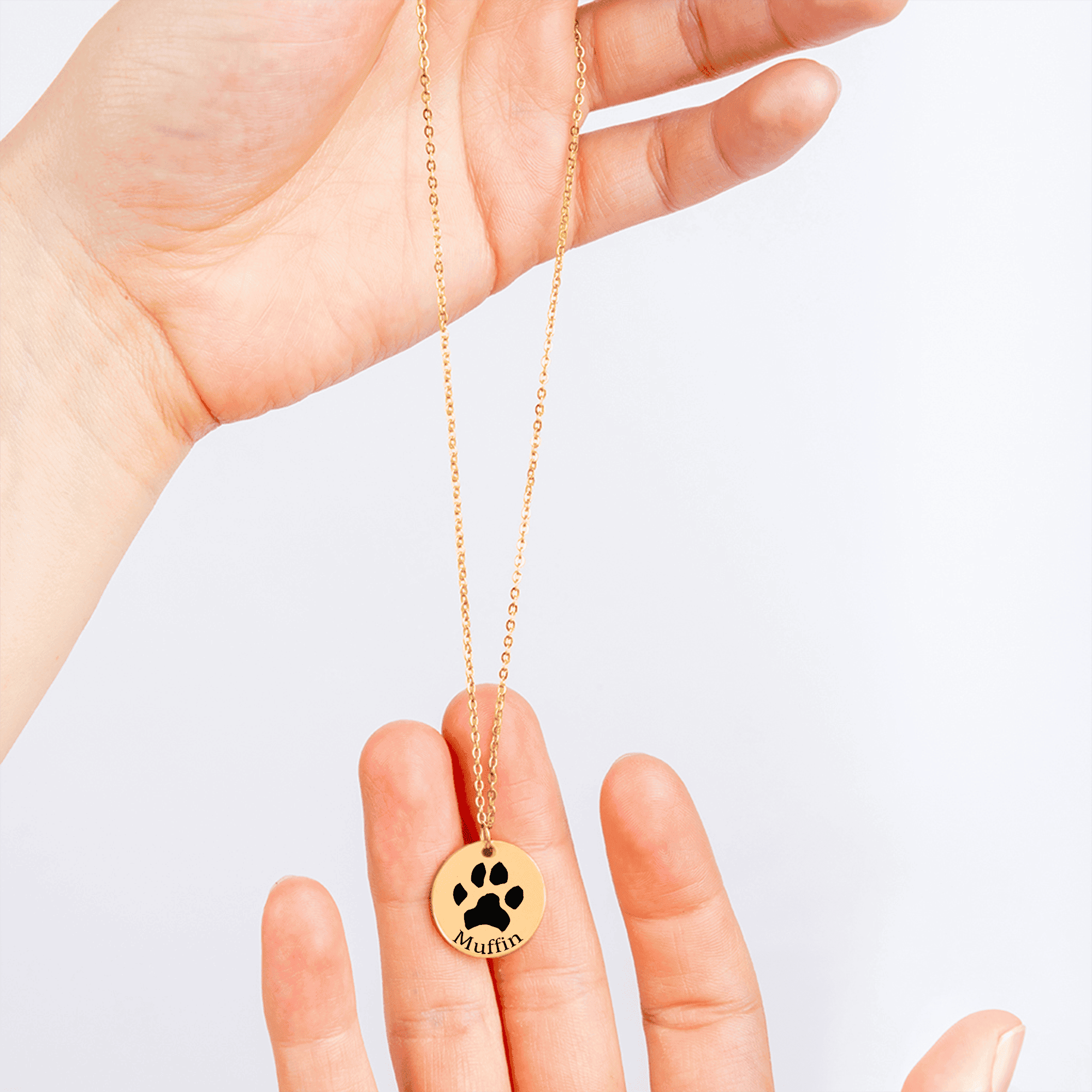Collar personalizado huella de mascota