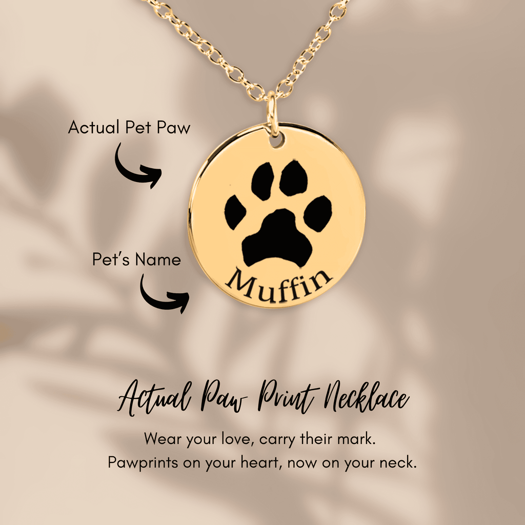 Collar personalizado huella de mascota